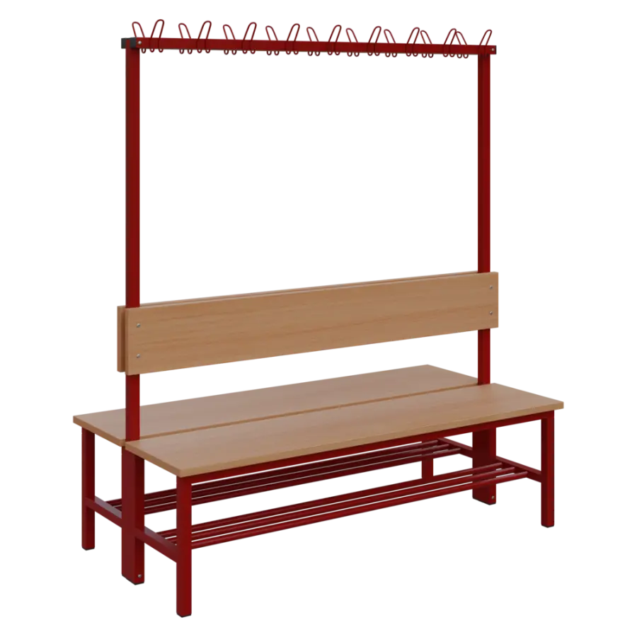 SVO - 160 stěna oboustranná věšáková RAL 3002 - červená